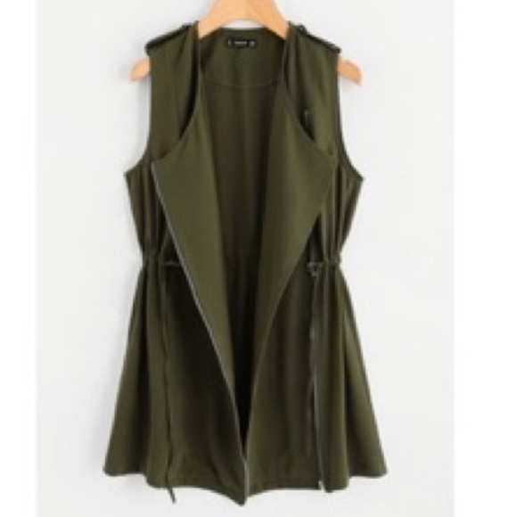 SHEIN Jackets & Blazers - 🍁 Shein Arm Green Vest